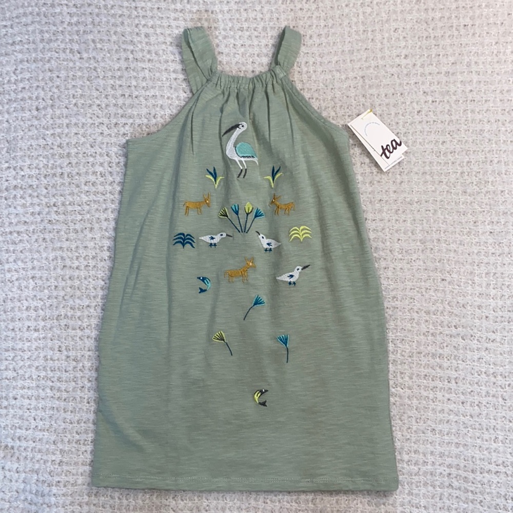 TEA COLLECTION ANIMAL DRESS NEW WITH TAGS